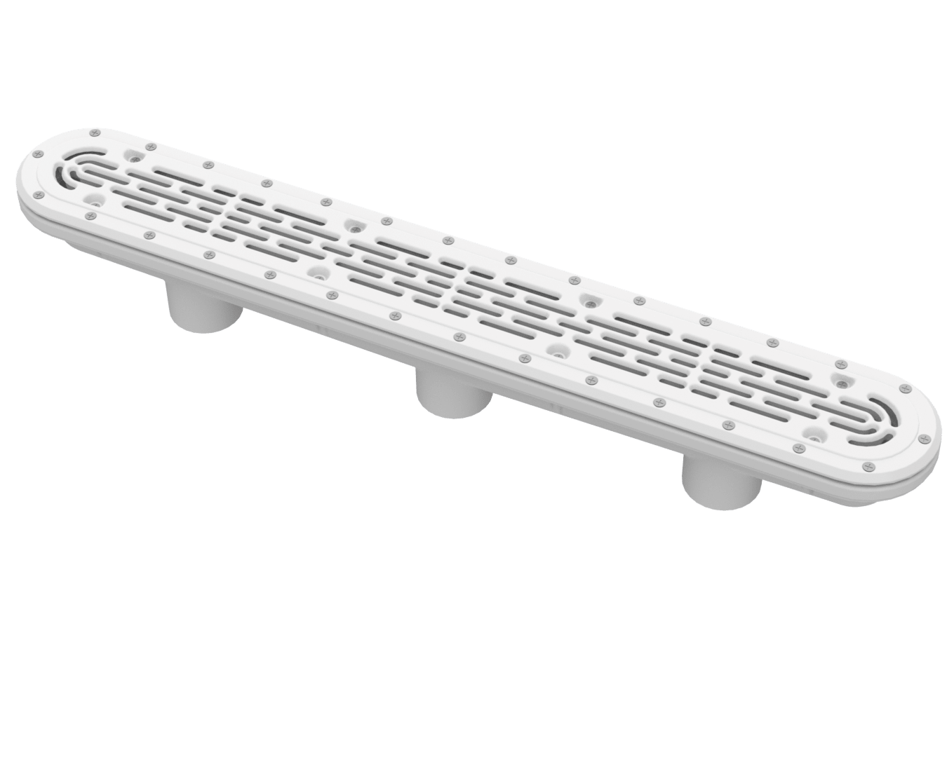 Aquastar 32" Channel Drain 3-Port - product image