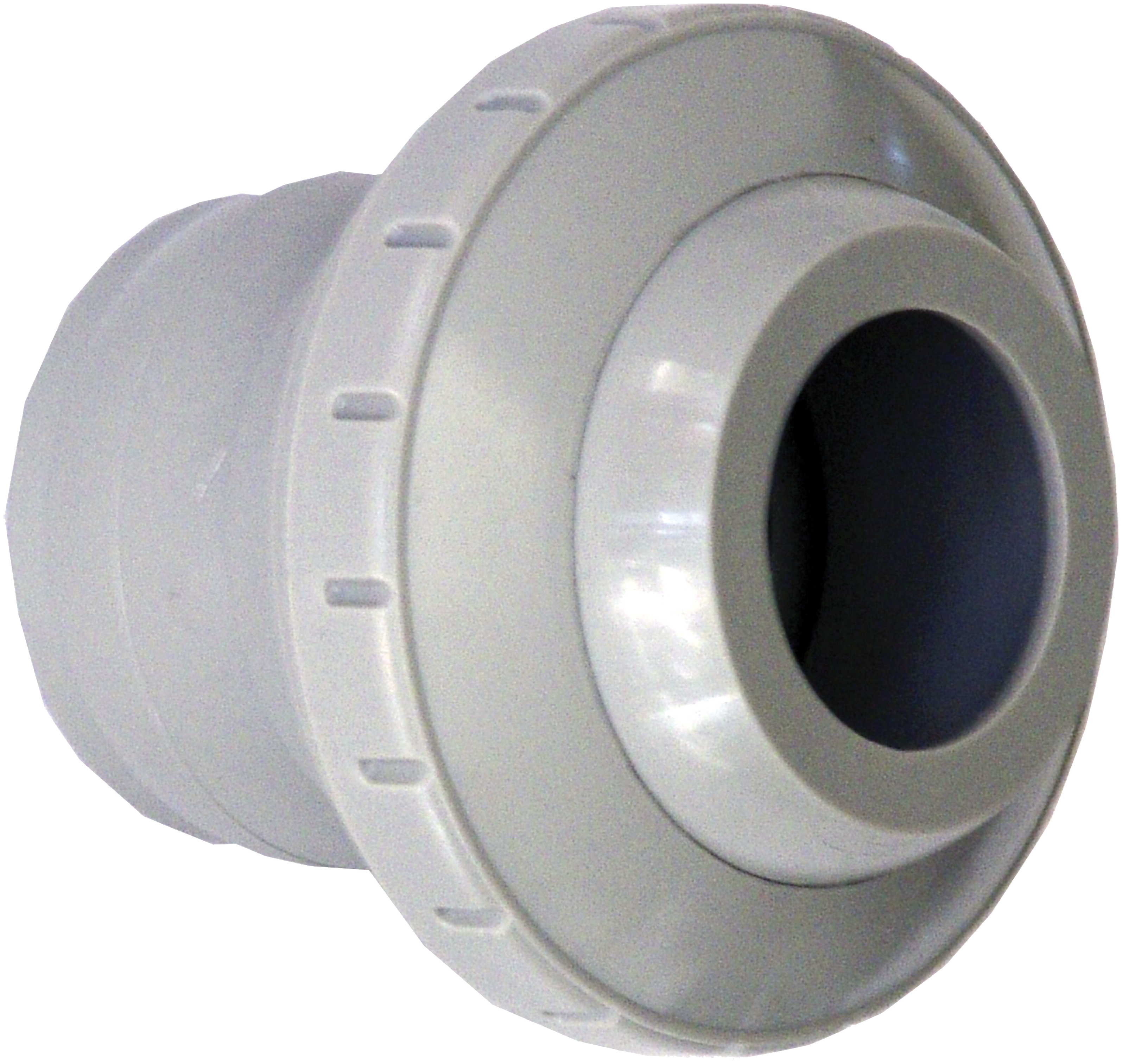 AquaStar Three-Piece Directional Eyeball Fitting 1½in Knock-In, White  