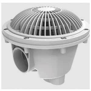 AquaStar MoFlow 8" Round Cover w/ 2" NPT & 2" Socket ABS Pump, White, 2-Pack | 8MFSBAC2101 image 2