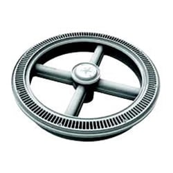 AquaStar 20in Full Circle® Suction Outlet Cover and One-Port Manufactured Sump, Light Gray  AQS