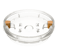 AquaStar Fill-Lid 10in Fillable Standard Skimmer and Autofill Cover/Frame, Round, Light Gray  