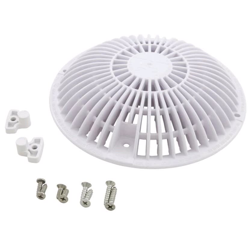 AquaStar MoFlow 8" Round Retrofit Cover & Frame, In-Ground Floor/Wall, VGBA, 126 to 500 gpm, White | R8MF101 image 3
