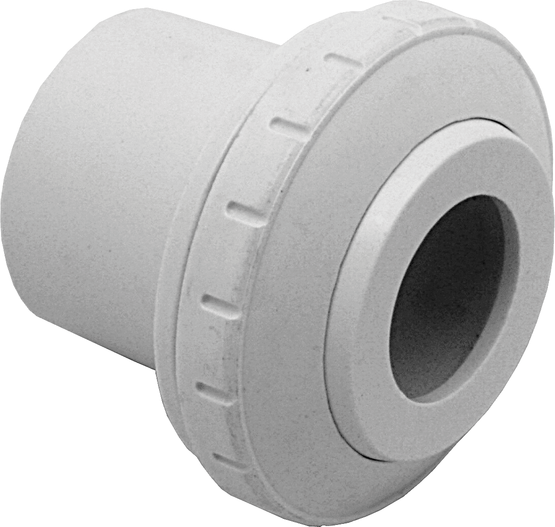 AquaStar Three-Piece Directional Eyeball Fitting 1½in Slip Insider, White  