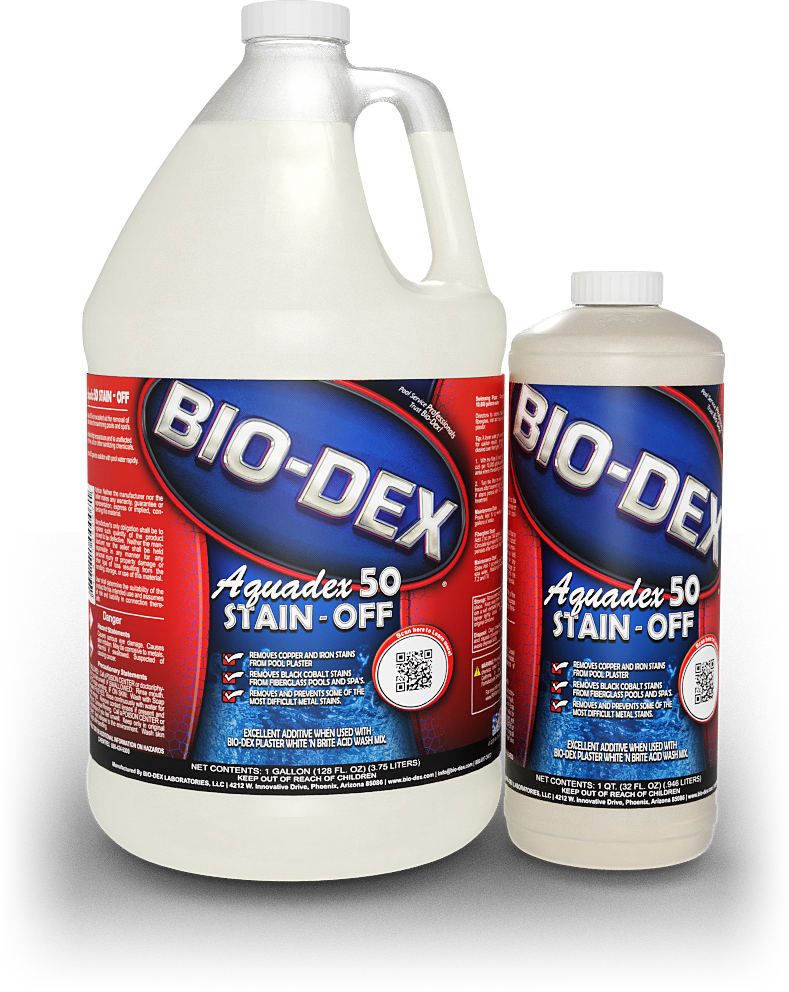 Bio-Dex Aquadex 50 Stain Off, 1 Quart Bottle, 12/Case - product image