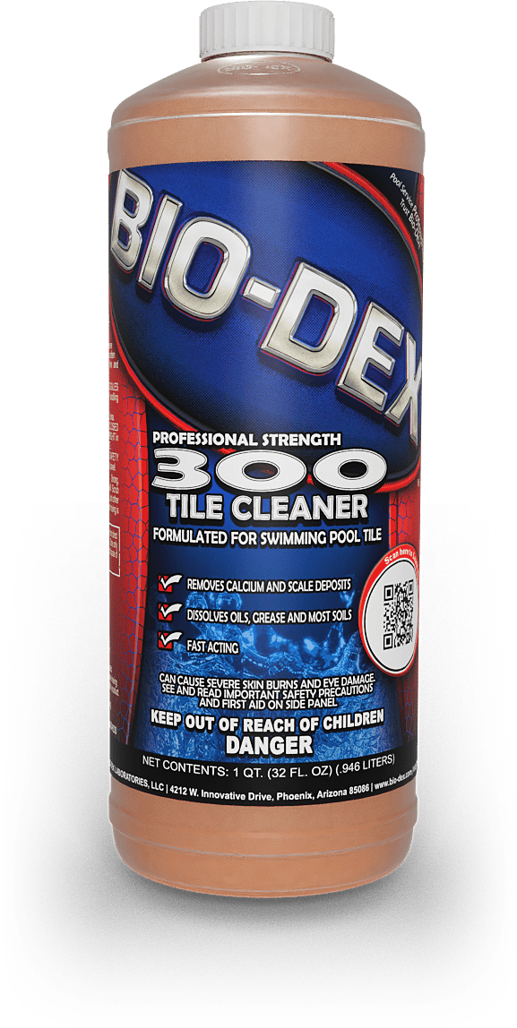 Bio-Dex Tile Cleaner #300 - For Calcium, 1 Quart Bottle, 12/Case - product image