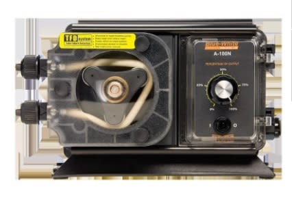 Blue White Flex-Flo A100N Series Peristaltic Chemical Feed Pump, 7/16" Tube Assembly, Flex-A-Prene, 52 GPD, 115V, Cord image 2