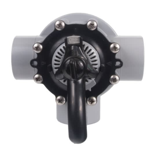 CMP Diverter Valve, 1.5Sx2Sp, 3-Way, Dkgray - product image