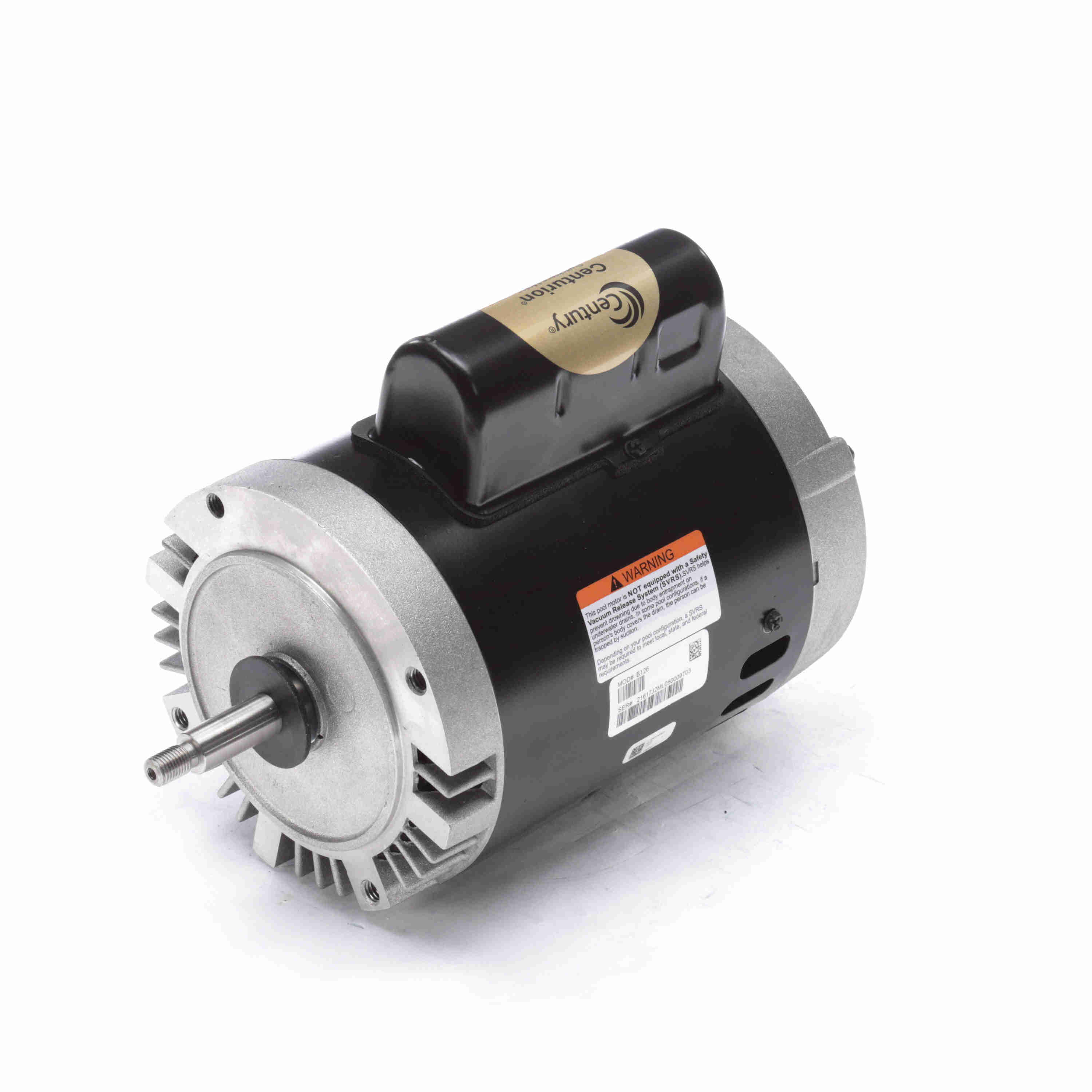 Century Centurion 1/2 hp Single-Phase 115/230V 56J Round Pump Motor | B126