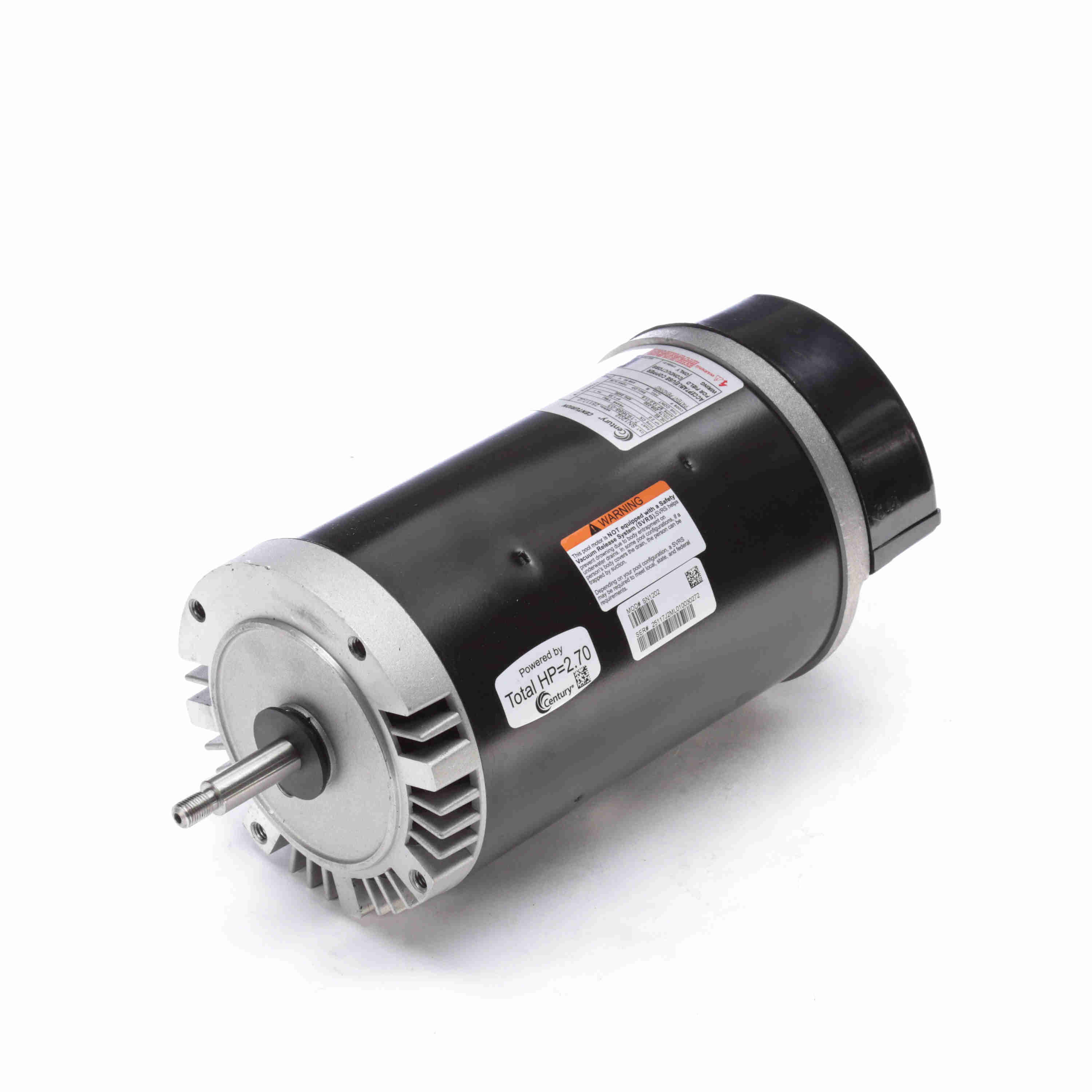 Century Northstar Replacement Pool Pump Motor 2 hp Single-Phase 115V/208 to 230V Y56J Round | SN1202 image 2