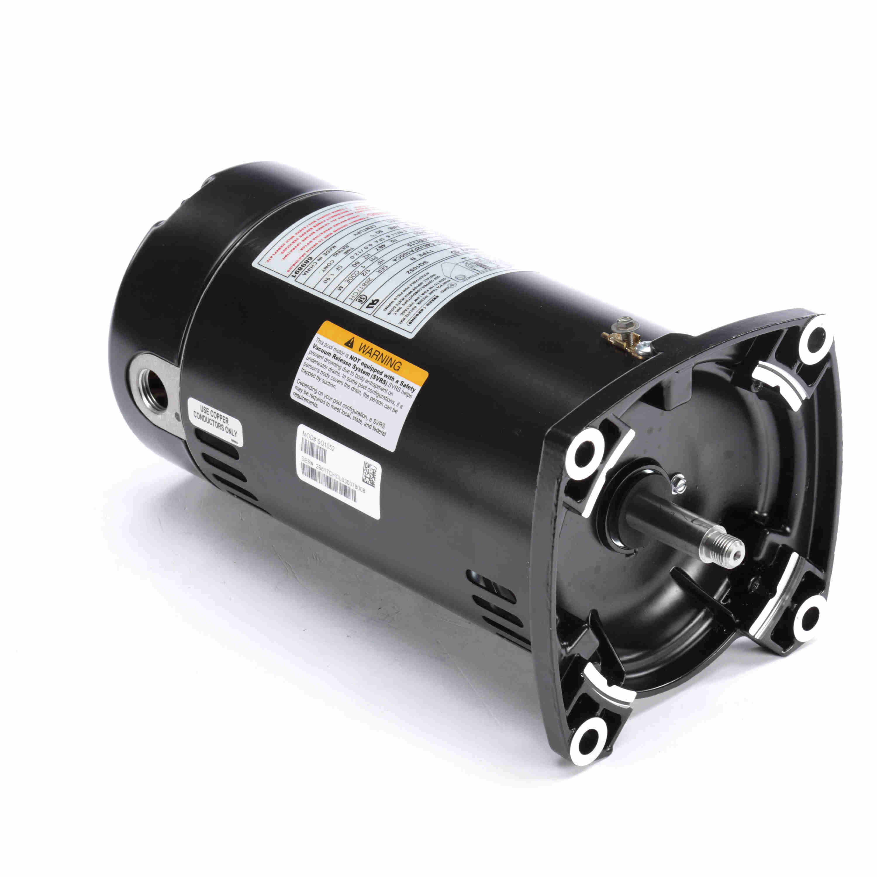 Century Centurion 1/2 hp Single-Phase 115/230V 48Y Square Flange Pump Motor | SQ1052 - product image