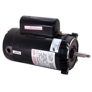 Century Pool Pump Motor, Threaded Shaft, 1HP 230V 56J  