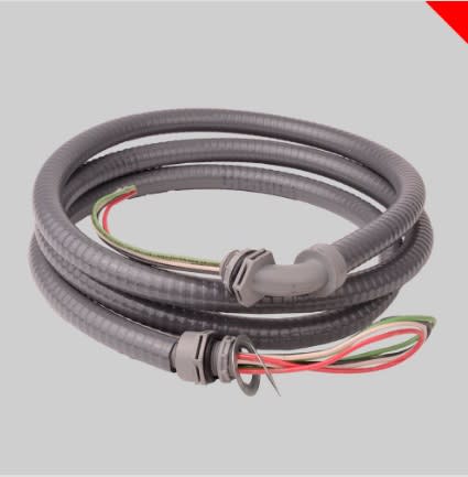 Diversitech 1/2In X 6Ft Whip #12 S3W N/M Solid #12 Solid 3Wire Nonmatalic Connectors  