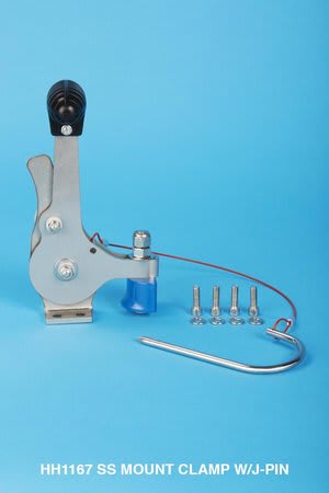 Hammerhead SS Mount Clamp W/J Pin | HH1167