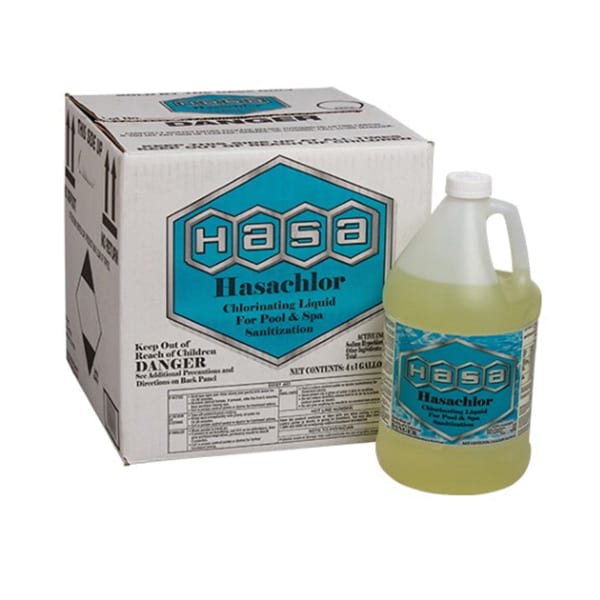 Hasa 1 Gal Liquid Chlorine No Deposit (12.5%) , HAZARDOUS - product image