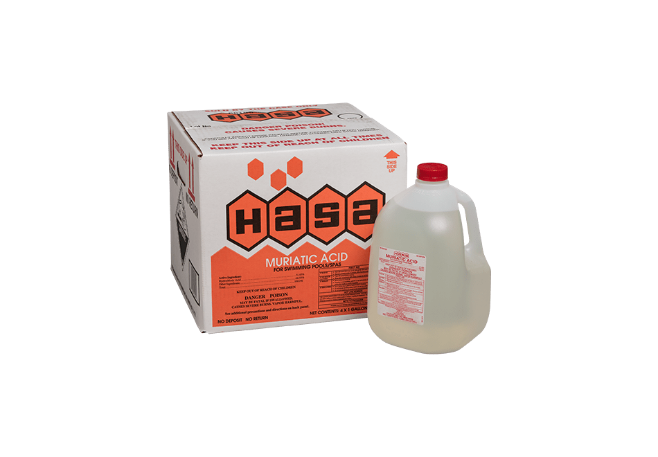 Hasa Muriatic Acid 2X1 Gallon Case Disposable - product image