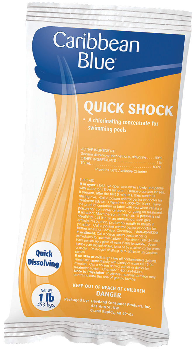 Caribbean Blue Pool 1 Lb Quick Shock0 - product image