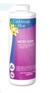 Caribbean Blue Micro Clean 12X1 Quart Bottle, 12/Case - product image