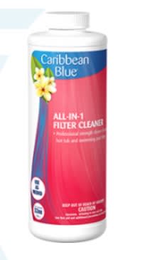 Caribbean Blue All-In-1 Filter Cleaner - product image