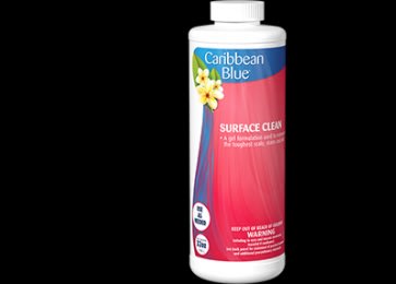 Caribbean Blue Surface Clean 12X1 Quart Bottle, 12/Case - product image