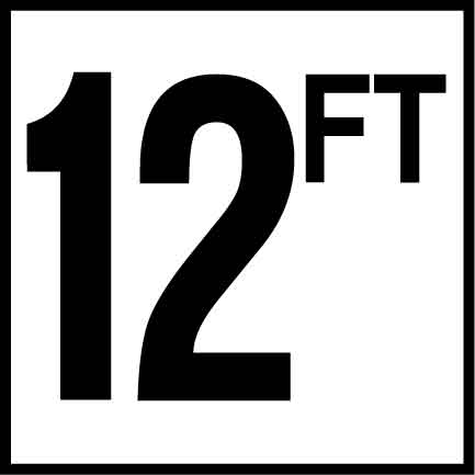 Inlays 12 Ft Smooth Marker Tile