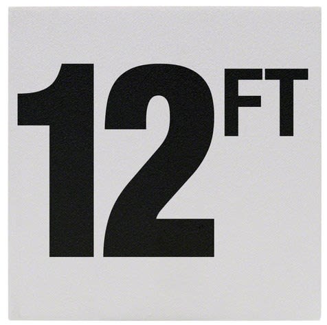 Inlays 12Ft Non-Skid 6X6 Marker Tile | C620094 - product image