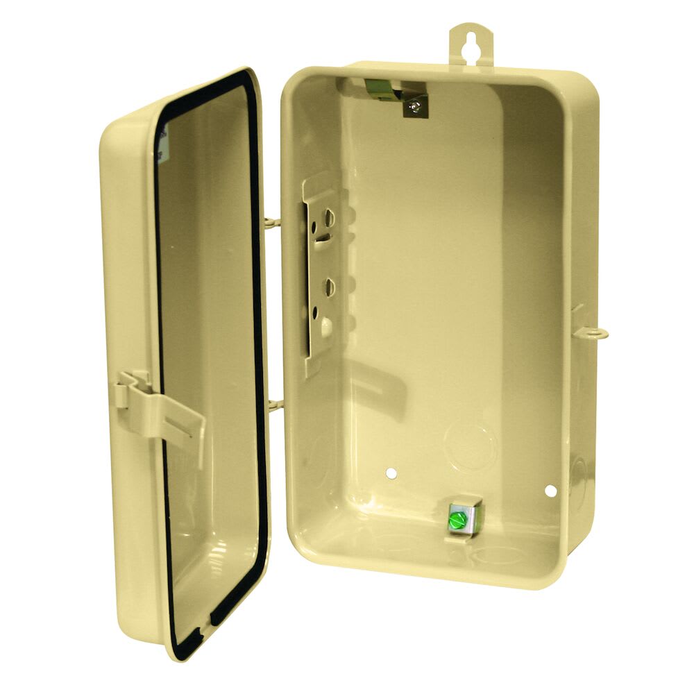 Intermatic Beige Metal Case For T100R Series Indoor Outdoor image 2