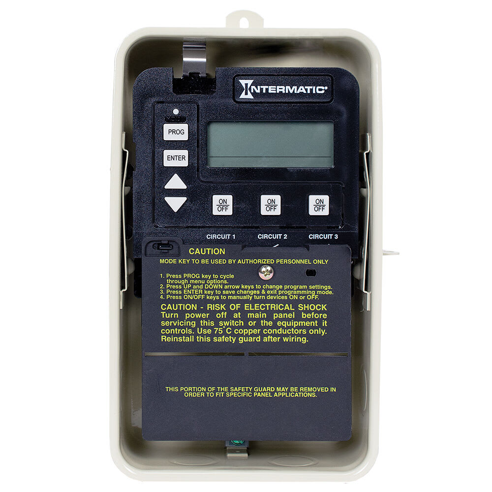 Intermatic Digital Time Clock 3 Circuit W/ Metal Case - product image