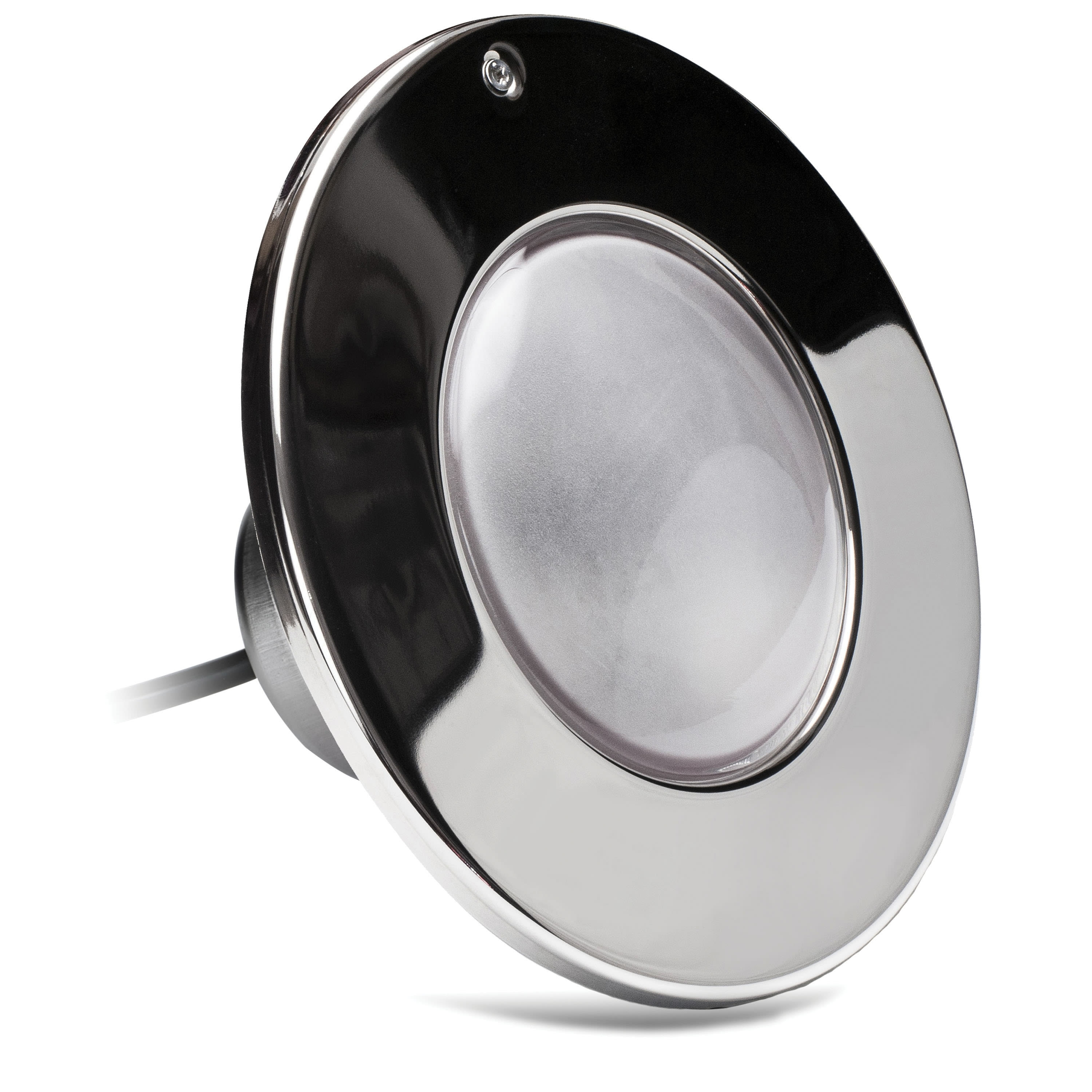 J&J Electronics PureWhite PRO LED Pool Lamp, 300/400W Equiv, 120V, 39W, 3150Lm,6500K Cool White  LPL-F1W-12-100-P