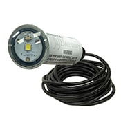 J&J Electronics Color Splash XG LED Pool Fixture, 12V, 8W, 847Lm, RGB, 30ft Cord, 1 1/2in L, SwimQuip  LPL-R1W-12-100
