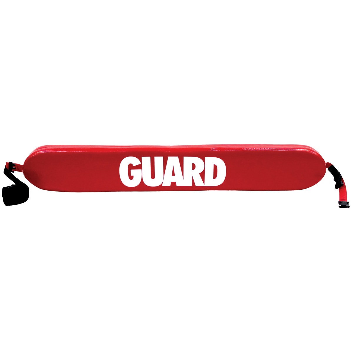 Kemp 40" Rescue Tube With Plastic Clips - Red Tube With White Guard Logo - product image