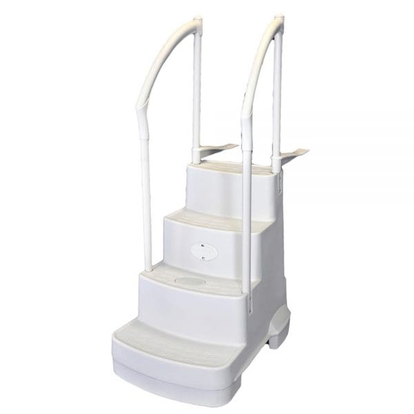 Innovaplas Fiesta ABG Step w/ 2 PVC Handrails & Deck Attachment - product image