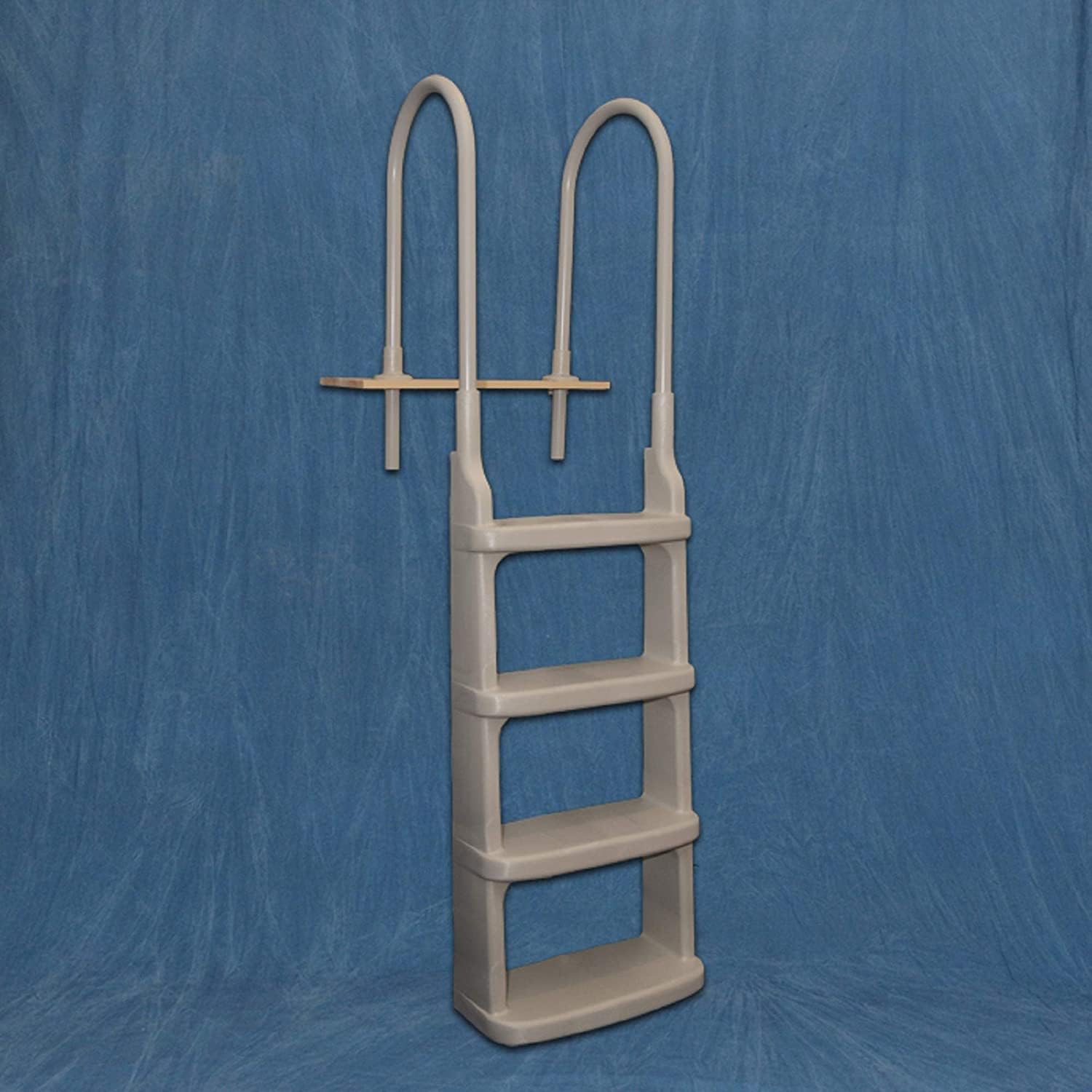 Main Access Easy Incline In-Pool Ladder, Taupe w/ Mounting Flanges, Fits 48" - 54" ABG Pools, 350 lb - product image