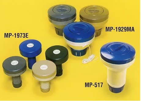 MP Industries Floating Chemical Dispenser, Tan on Tan, for Use with 3in Tabs  