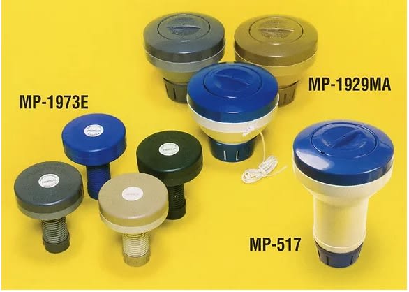 MP Ind Feeder Floating Blue Floating Chemical Dispenser Small    