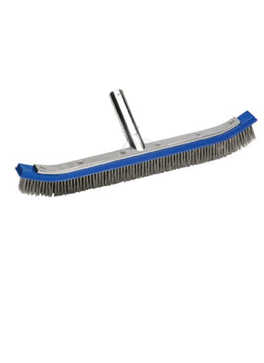 Ocean Blue 18in Curved Algae Brush w/ Aluminum Back  