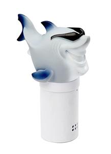 Ocean Blue Shark Floating Chemical Dispenser, for Use with 1" or 3" Tabs - product image