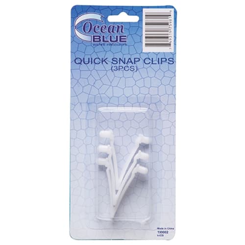 Ocean Blue Quick Snap Clips 3-Piece image 2