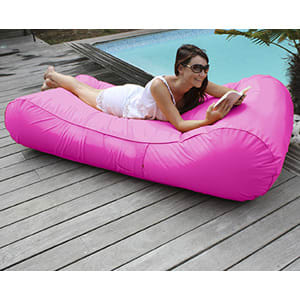 Sunsearcher Capri Inflatable Lounger  - Fuchsia