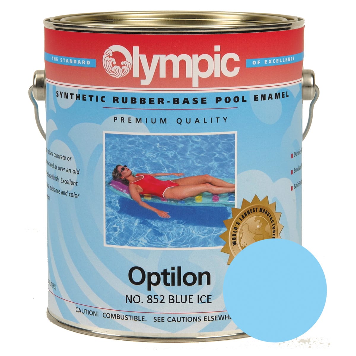 Olympic Optilon Gallon Synthetic Rubber Base Enamel - Blue Ice - product image