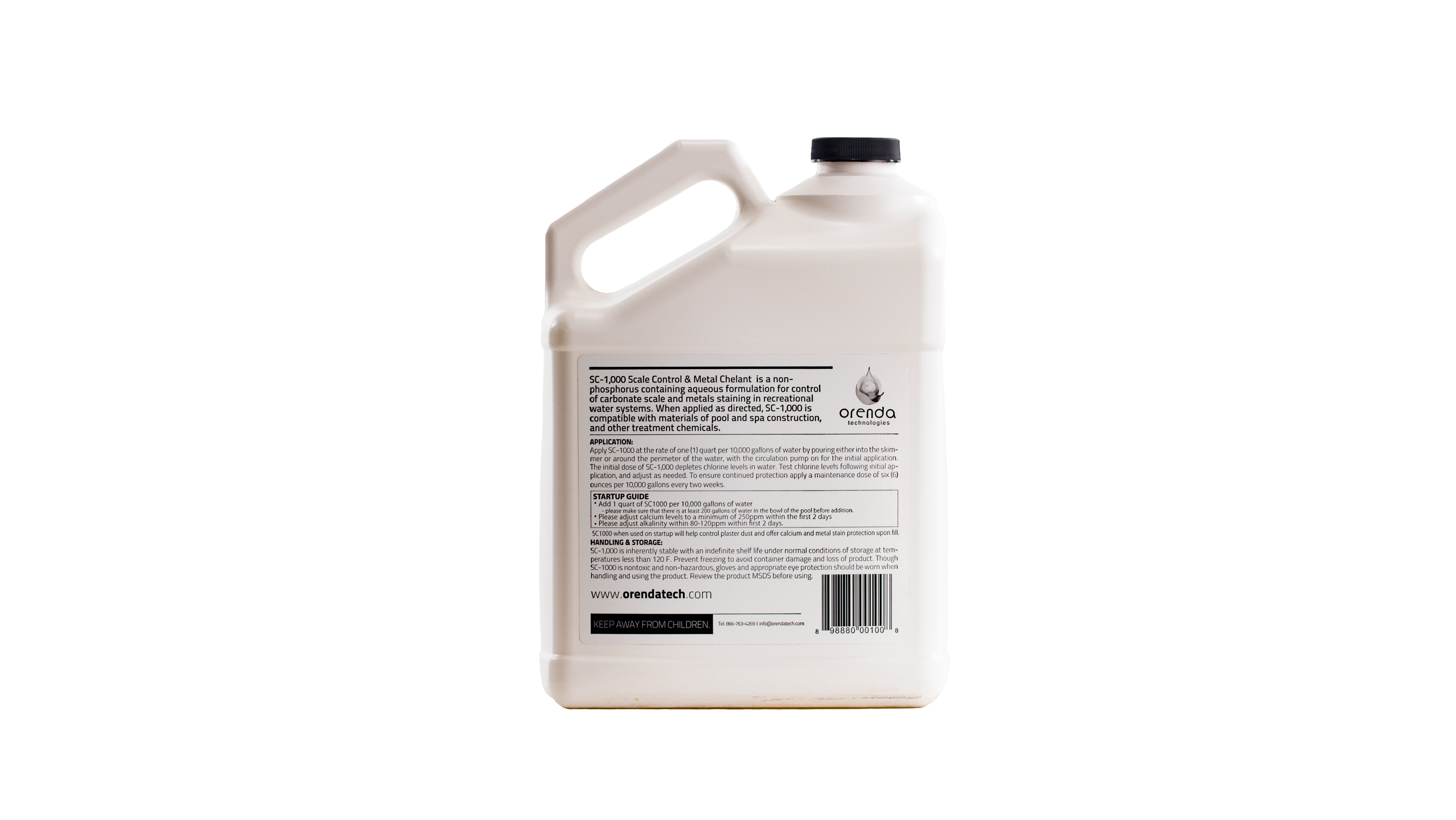 Orenda SC-1000 Scale Control & Metal Chelant , 1 Gallon Bottle, 4/Case image 2