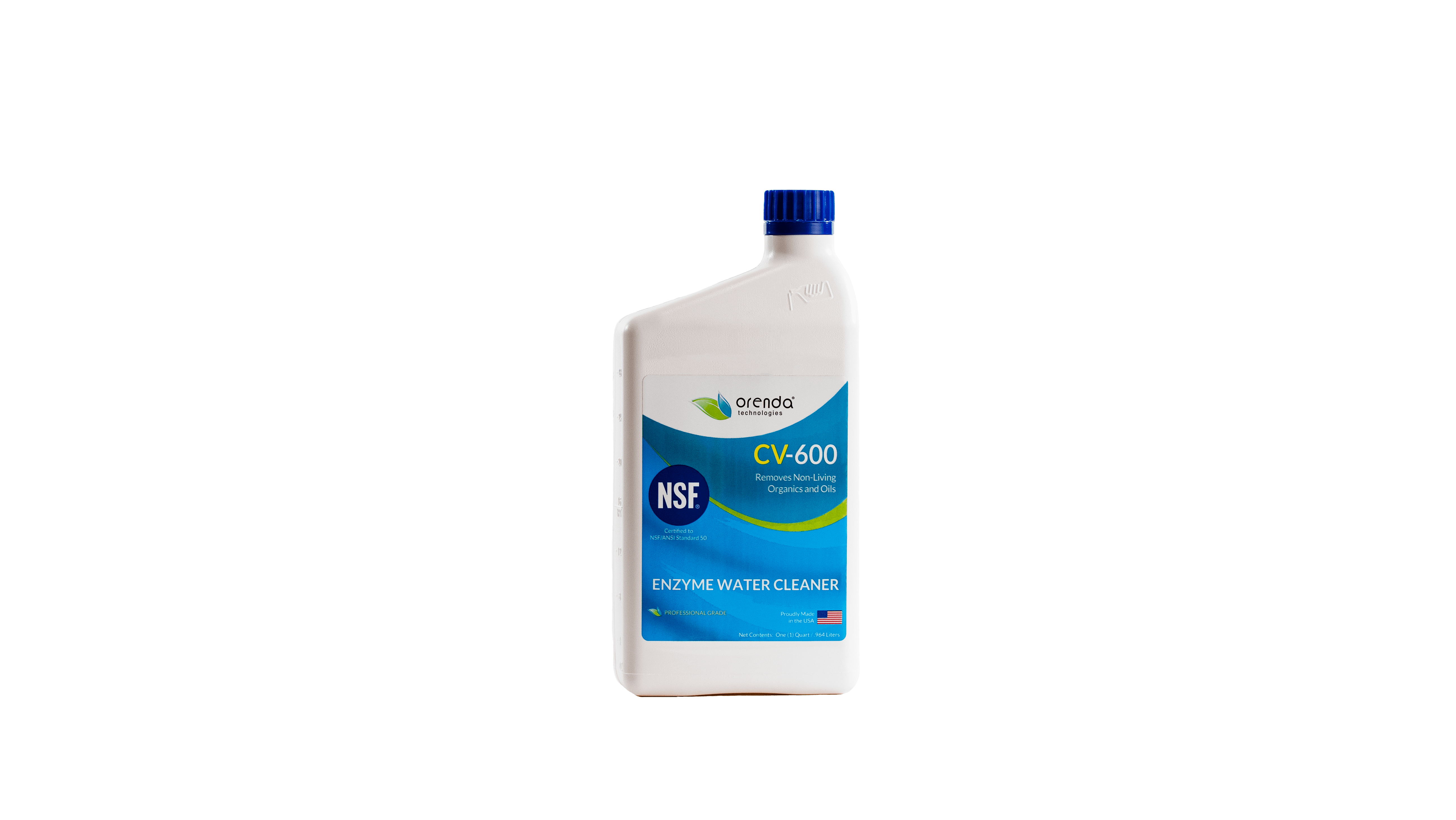 Orenda CV-600 Enzyme Water Cleaner , 1 Quart Bottle, 12/Case - product image