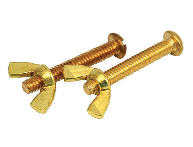 Oreq Brass Screw And Wing Nut  2 Per - product image