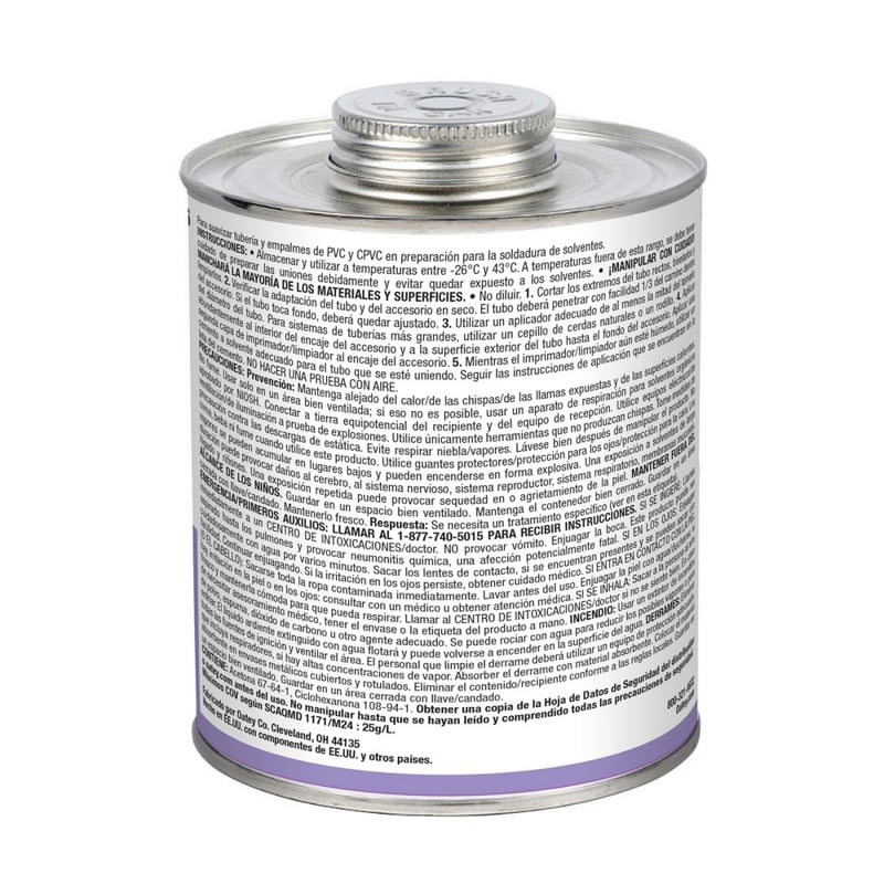 Quart Oatey Purple Primer/Cleaner - Quart image 3