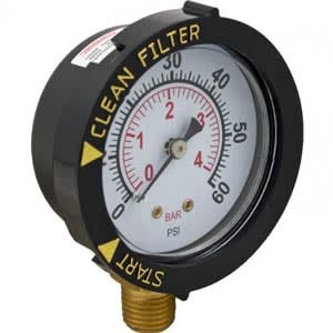 Pentair Pressure Gauge Top Mount w/ Indicator  