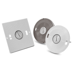 Pentair 9-7/8in Skimmer Lid with Thermometer for SwimQuip, Swimrite, Jacuzzi (New Style), Hayward, Almond  