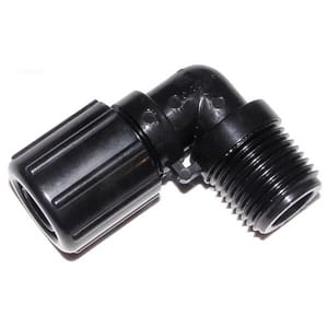 Pentair 1/2in x 90 Deg NPT Tube Fitting w/ Nut  R172272