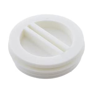 Pentair R22010 White Flat Plastic Plug 1-1/2"