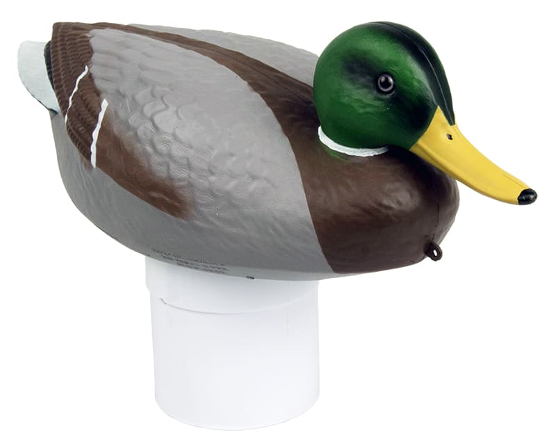 PoolMaster Mallard Duck Floating Chlorine Dispenser, Telescopic Dispenser with Adjustable Chlorine Control Ring, for Use with 1" or 3" Tabs image 2
