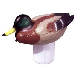 PoolMaster Mallard Duck Floating Chlorine Dispenser, Telescopic Dispenser with Adjustable Chlorine Control Ring, for Use with 1" or 3" Tabs image 3