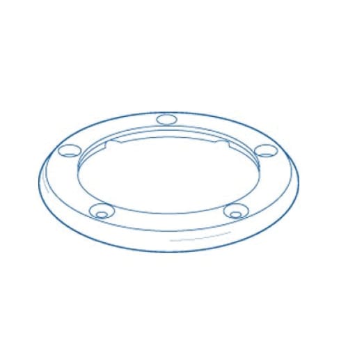 Paramount In-Floor Misc. Ring Top Vanq Body White   